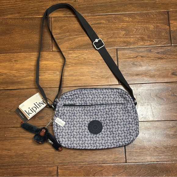 Kipling Damian Up Crossbody Bag Groovy Vines New With Tags NWT - Picture 1 of 13